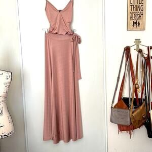 Boohoo Body Suit & Wrap Skirt size 8